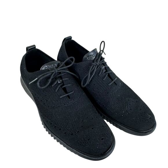 Cole Haan 2.ZEROGRAND Stitchlite Wingtip Oxford Knit Lace Up Shoes Men's Sz 10.5 - Picture 1 of 9